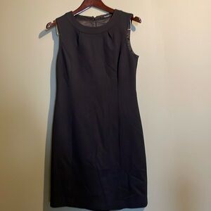 Tahari black sheath dresss. Fully lined.